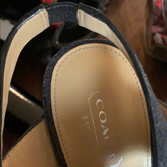 Coach Platform Sandals Sz 8.5 - Picture 4 of 4